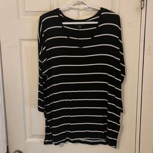 Women’s stripped blouse, 3/4 sleeves